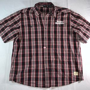 Mens Harley Davidson Flannel with patches